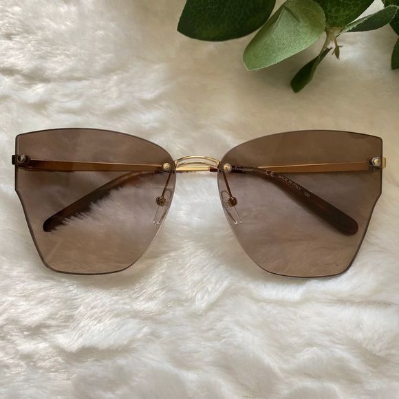 Salvatore Ferragamo Accessories - Salvatore Ferragamo SF223S Gold Sunglasses